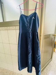 專櫃 Maru.a 日雜風牛仔藍吊帶洋裝