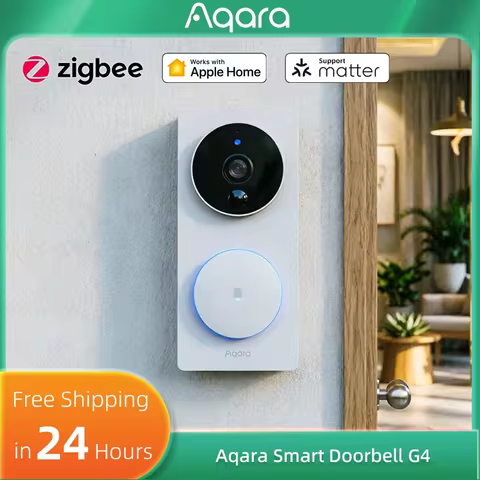 Aqara Smart Doorbell Video Doorbell G4 WiFi 1080P HD Visual Door Bell Smart Home Remote Control Elec