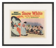 Walt Disney Studios Snow White and the Seven Dwarfs Movie Lobby Card