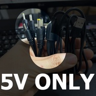 Dây Cáp Chuyển USB to DC Jack 5.5 / 4.0 / 3.5 / 2.5mm Cho Quạt Sạc Đèn Sạc Đèn LED