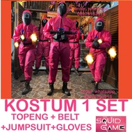 Complete Game Squid Mask Set Costume