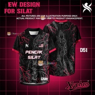 MALAYSIA Pencak Silat【Free Custom】NEW Design Jersey Bola Futsal Football Jersey Cheap Jerseys Baju L