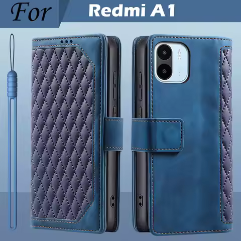 For Redmi A1 Case Xiaomi Redmi A1 Cover Flip Wallet Leather Case For Xiaomi Redmi A1 Phone Case Redm