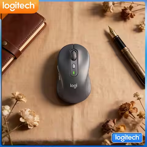 Logitech M650/M650L Ergonomic Mouse - SilentTouch Tech, 5 Custom Buttons, Rubber Grips, 24-Month Bat