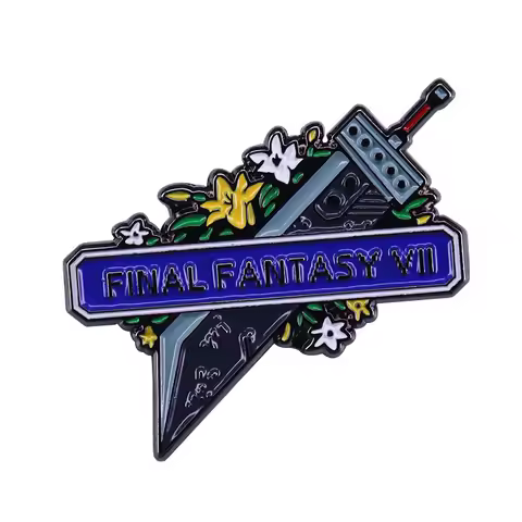 Final Fantasy VII Buster Sword Cloud Pin Nostalgia Game Jewelry In Celebration of Long-awaited FF7 R
