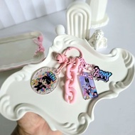 GANTUNGAN BTS Bag Charm Bag Hanger | Korean Aesthetic Charm Bag | BTS Aesthetic Bag | BTS Keychain, 