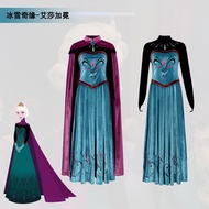 Frozen Elsa Coronation Dress Cosplay Costume Princess Elsa Adult Dress