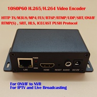 H.265/H.264 video Encoder HDMI to IP For RTMP/RTSP/HTTP TS/M3U8/MP4/UDP/SRT/ONVIF Live Streaming