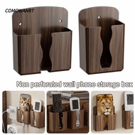 COMOWANR7 Remote Controller Holder, Universal Wall Mounted TV Remote Control Storage Box, Adhesive M