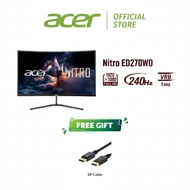 ACER NITRO ED270W0/ED270 W0 CURVED MONITOR (27" 1920 x 1080 FHD/VA/240 HZ/FREESYNC/sRGB 99%/HDR10/BU
