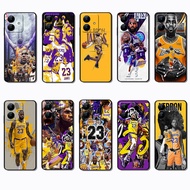 Soft black phone case for Realme Note 60 4G 60X FG12 LeBron James casing Anti fall protective cover