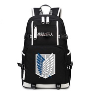 Japan Anime Shingeki no Kyojin Scouting Legion Schoolbag Attack on Titan Backpack Shoulders Bag for Students book bag package