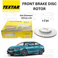 TEXTAR GERMANY FRONT BRAKE DISC ROTOR BMW F44 218i X1 F48 sDrive18i