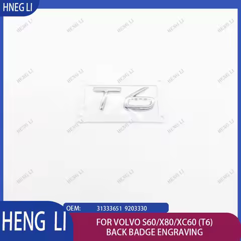 31333651 9203330 is suitable for Volvo S60/X80/XC60 (T6) back badge engraving