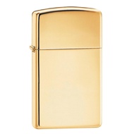 1654B Zippo High Polish Brass Slim ของแท้ (Empty Zippo Lighter without Fuel ไฟแช็กเปล่าไม่มีเชื้อเพล