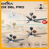 Deka DX 56L PRO Ceiling Fan – Wide Coverage with LED Lighting and DC Motor Efficiency