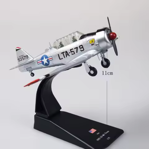 Diecast 1/72 scale America 1953 T6 LT-6G Texan Fighter Navy Army Fighter Model Aircraft Alloy Collec