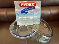 PYREX Azure 有蓋 玻璃 鍋 具 焗 盤 碗 碟 沙律 盤 glass pot baking dish cake pan salad bowl with lid microwave oven