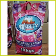 ➖ ① ∭ ◝ ALL MIGHTY POWDER DETERGENT with fabric conditioner 10 kgs