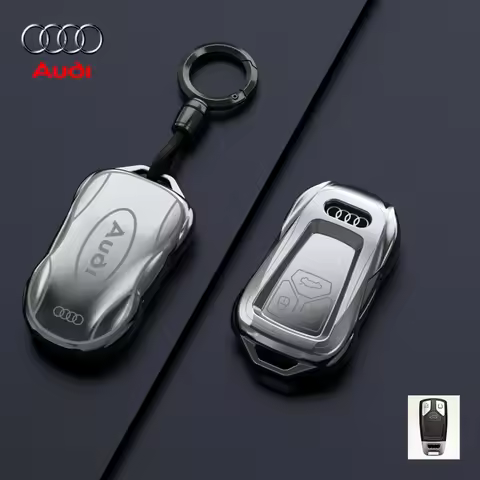 For Audi A4 B9 A5 A6L A6 S4 S5 S7 8W Q7 4m Q5 Tt Tts Rs NEW Car Key Case Keyring Sports Style Keybag