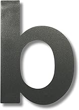 KTC-HOME - Premium House Number Iron Glimmer with Mounting Material - Powder Coated - Arial - 20 cm 