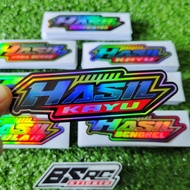 HOLOGRAM wood sticker