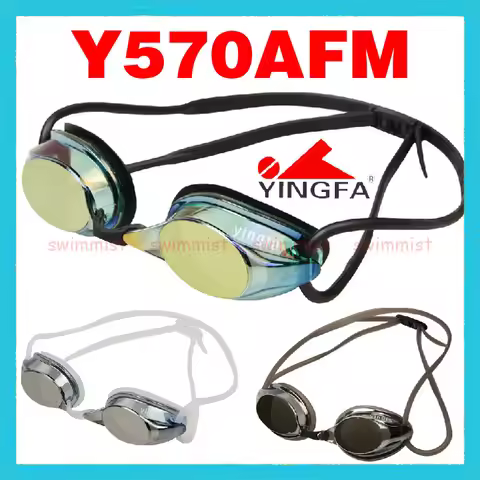NEW YINGFA Y570AFM PROFESSIONAL SWIMMING GOGGLES FOR COMPETITION TRAINING RACING ANTI-FOG UV PROTECT