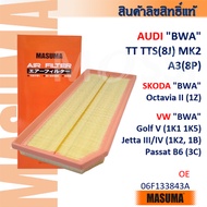 MASUMA AUDI TT(8J) MK2 "BWA" Jetta Passat(1K1 1B 3C) 06F133843A Air Filter AFA017