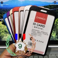 2-Sided Aluminum ID Card Holder Lanyard Card Holder Aluminum ID Card Holder
