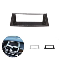 For BMW X5 X6 E70 E71 2007 - 2013 Car Interior Dashboard Panel Navigation Screen Frame Carbon Fiber 