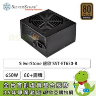 SilverStone 銀欣 650W (80+銅牌/ATX/直出/五年保固)-ET650-B