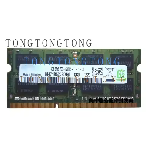TT For Samsung 4GB 2RX8 PC3-12800S DDR3 4G 1600 Laptop Memory 1.5V