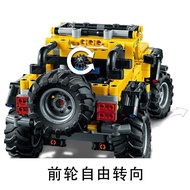 Compatible with Lego 42122 Jeep Wrangler Shock Absorption Off-Road Building Block Vehicle Mechanical