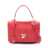 【二手】LOUIS VUITTONLockme 2 手提包 M50363 紅寶石色皮革 Lockme 2 女士二手 B