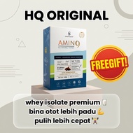 AMINO9 All Natural Protein (15 Sachets) – Whey Isolate + Pea Protein, MCT Oil, Kurma, Grapeseed