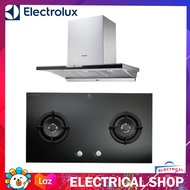 Electrolux Cooker Hood EFC926SA 90cm Stainless Steel Chimney + 2 Burners Built in Hob EGT8028CK 80cm
