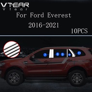 Vtear Exterior Window Trim Cover Decoration Car Body Frame Beautiful Accessories Chrome Styling Part