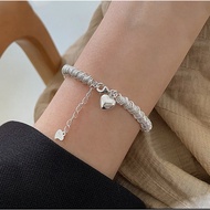 925 silver Chain heart bracelet