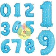 1 Meter JUMBO Number Foil Balloon | Jumbo Number Balloon 100cm