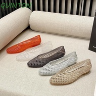 QUINTON Heavenly Jelly Sandals - Water-resistant Crystal PVC Jelly Summer Dance Shoes