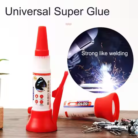 2Pack 20ml Powerful Solder Multi-Material Repair Adhesive Super Glue 5210 Cyanoacrylate Quick Glue f