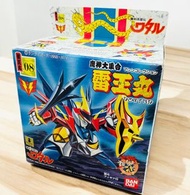 1998年制 盒好 魔神英雄傳 模型 雷王丸 37號 日版 超魔神英雄傳 全新未使用