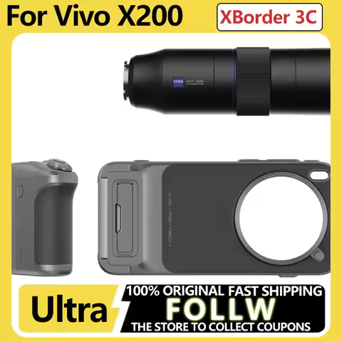 Original For Vivo X200 Ultra Zeiss 2.35x Telephoto Lens Set Photographer's Kit With imaging Handle W