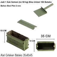 Cetakan Batako Bangunan Rumah 35 x 10 x 15