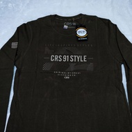 Kaos CRS Lengan Panjang Pria Brand Kaos CRS 91 Lengan Panjang Tersedia Ukuran JUMBO Baju Cowok Dewas