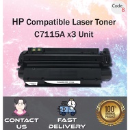 Compatible Toner Dr.Toner HP - C7115A / 7115 / 7115A / 15A - (Mono/Black) x 3 Units