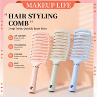 🎀3Pcs Hair Styling Comb Realeos Princess Magic Hair Comb Massage Comb Curly Straight Thick Hair Deta