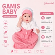 NOURISHZHA Baby girl dress 0–6 months baby dress muslim baby girl 0-6 months 1 year old girl dress