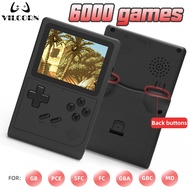 VILCORN GB300 Portable Handheld Game Console Player 3.0 Inch Pocket Video Gaming Console 6000 Games 