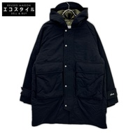 NANGA [×MANUAL ALPHABET] MA-J-341 黑色都會風羽絨外套 2 碼 [二手]